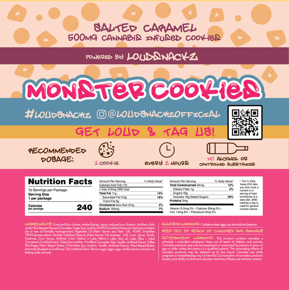 Monster Cookies - Salted Caramel