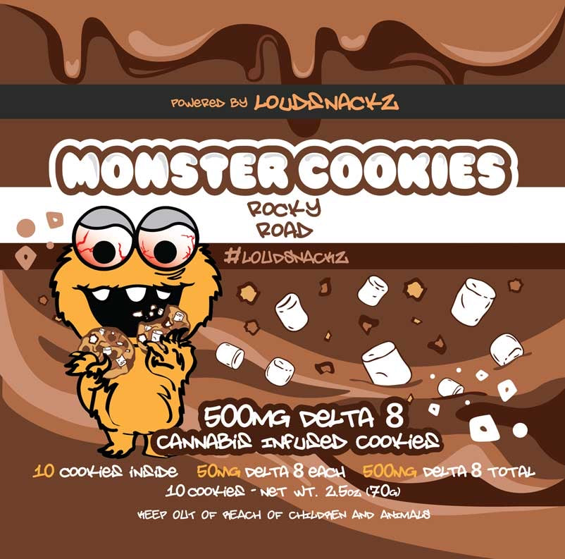 Monster Cookies - Rocky Road