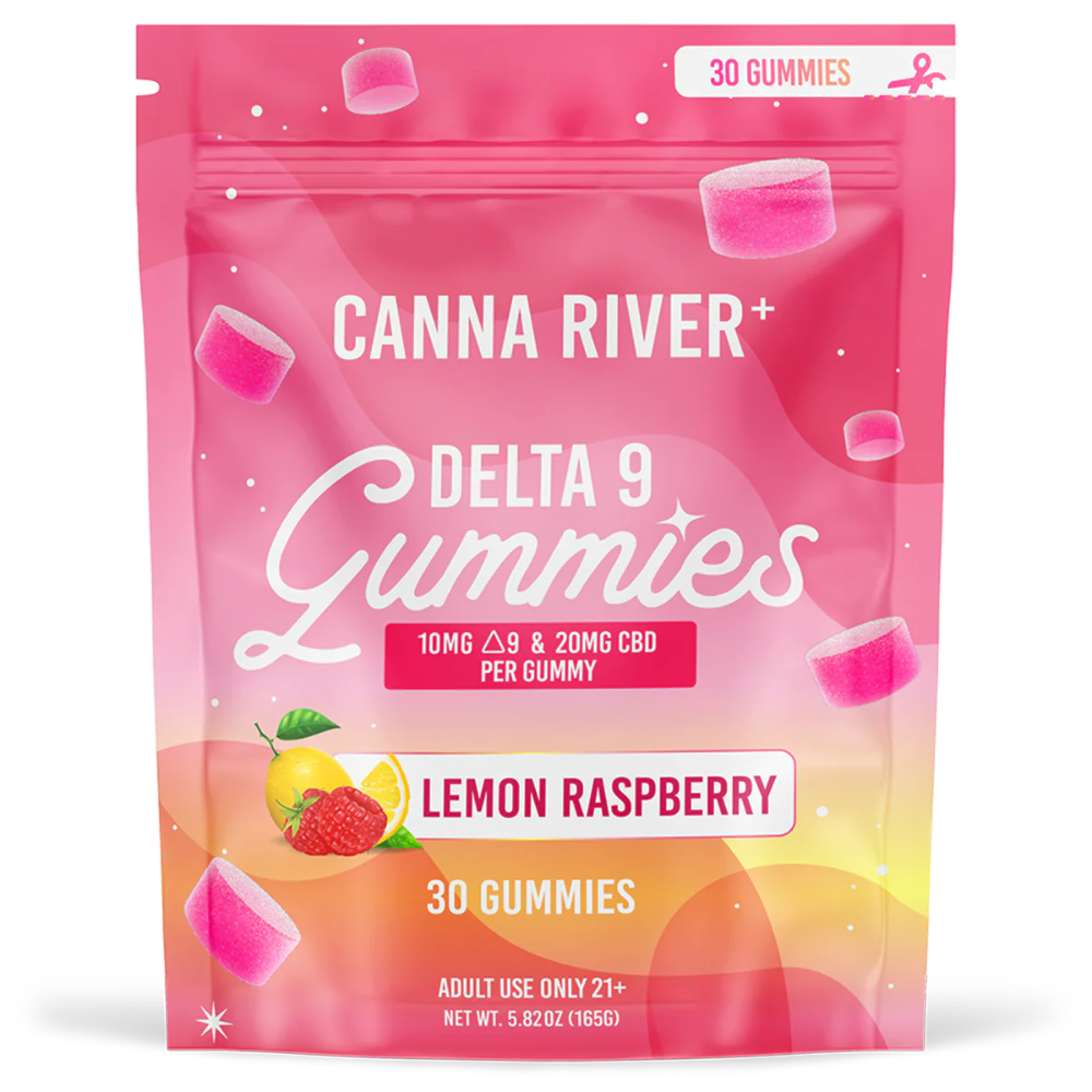 Delta 9 Gummies - Lemon Raspberry