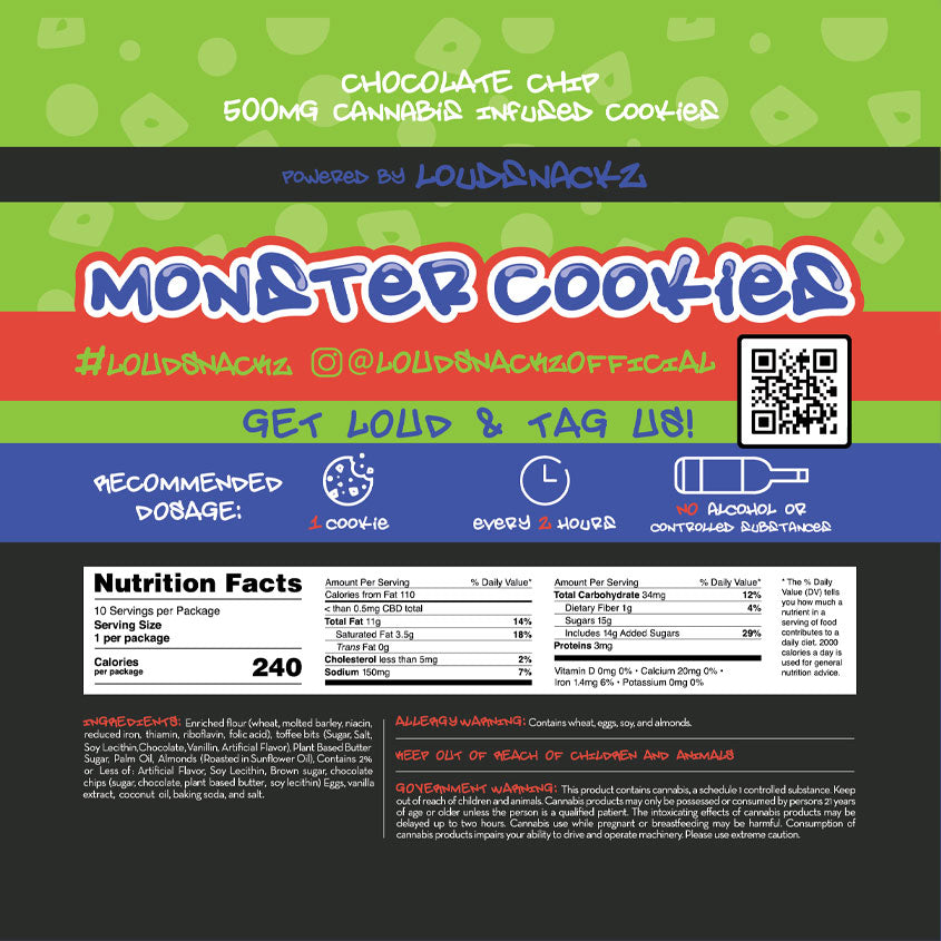 Monster Cookies - Chocolate Chip