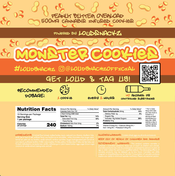 Monster Cookies - Peanut Butter Overload